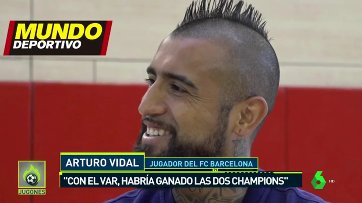 Arturo Vidal: "Con el VAR, habría ganado dos Champions" Arturo Vidal: "Con el VAR, habría ganado dos Champions"