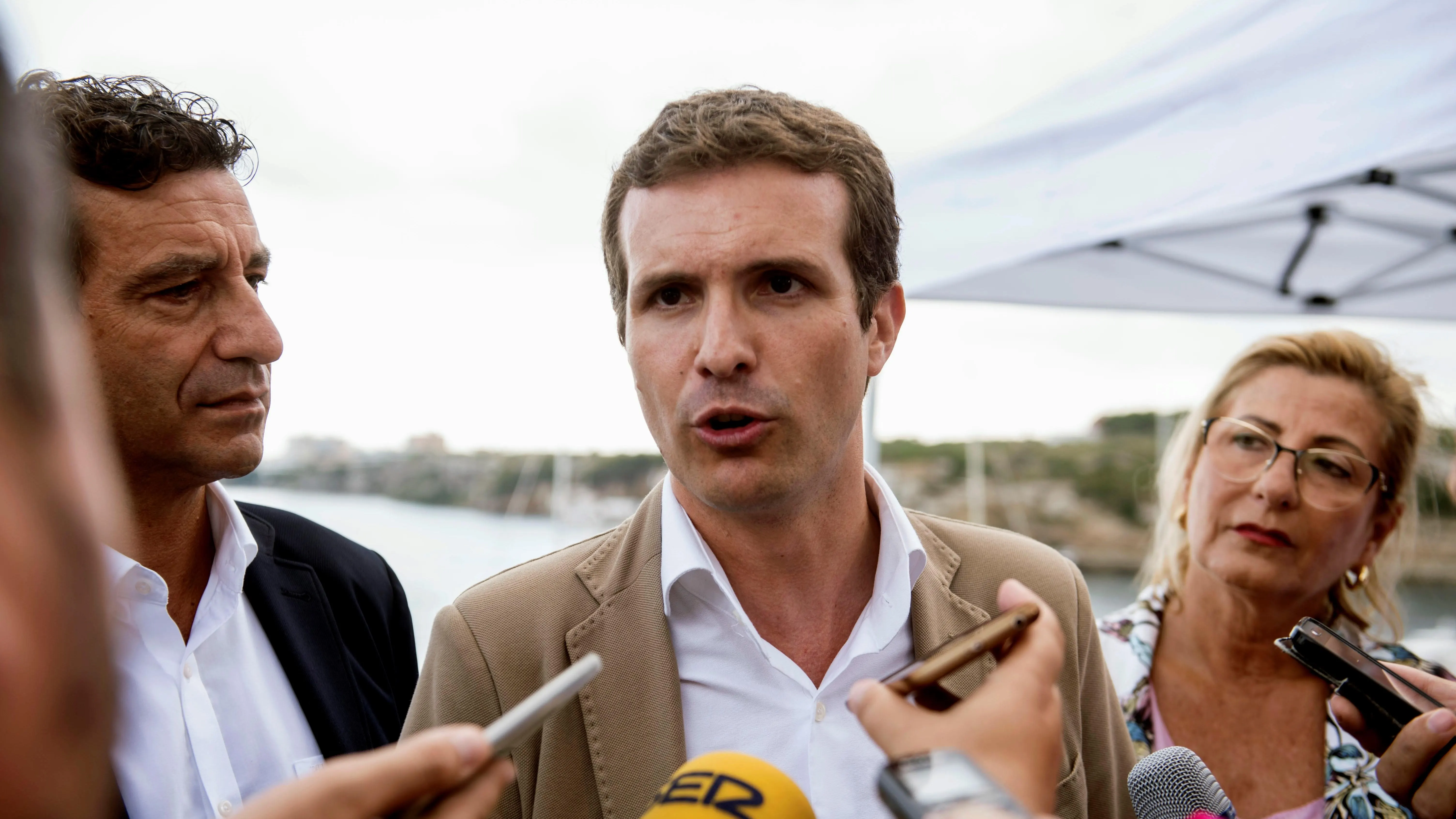 El presidente del PP, Pablo Casado