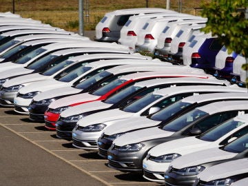 Varios coches de la marca Volkswagen