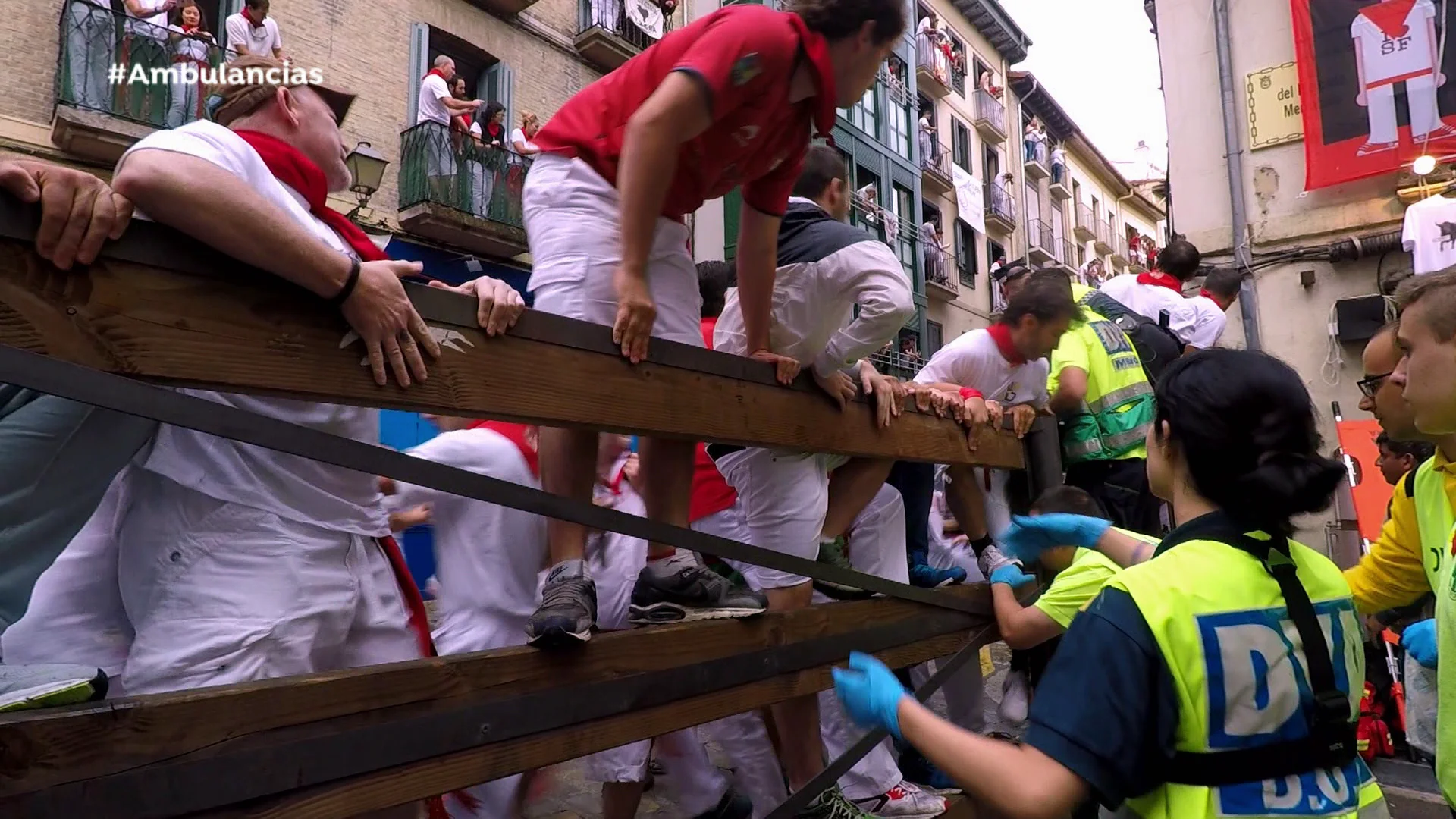 Ambulancias en San Fermín