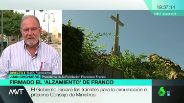 Juan Chicharro: "Franco pudo haber quemado las fosas de los republicanos, pero les quiso dar un entierro digno"