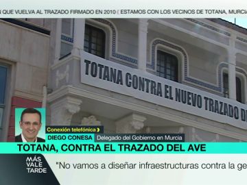 Diego Conesa, sobre las protestas de Totana contra el trayecto del AVE: "Tenemos un compromiso con los vecinos y seguiremos escuchándoles" Diego Conesa, sobre las protestas de Totana contra el trayecto del AVE: "Tenemos un compromiso con los vecinos y seguiremos escuchándoles"
