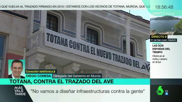 Diego Conesa, sobre las protestas de Totana contra el trayecto del AVE: "Tenemos un compromiso con los vecinos y seguiremos escuchándoles"