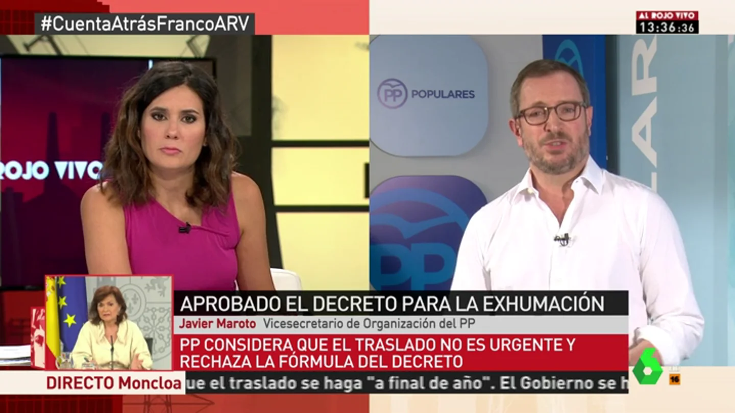 Javier Maroto: "El CIS ya no pregunta a los ciudadanos por Franco. Este tema ya no interesa a los españoles" Javier Maroto: "El CIS ya no pregunta a los ciudadanos por Franco. Este tema ya no interesa a los españoles"