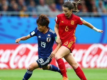 Momento de la final entre España y Japón Momento de la final entre España y Japón