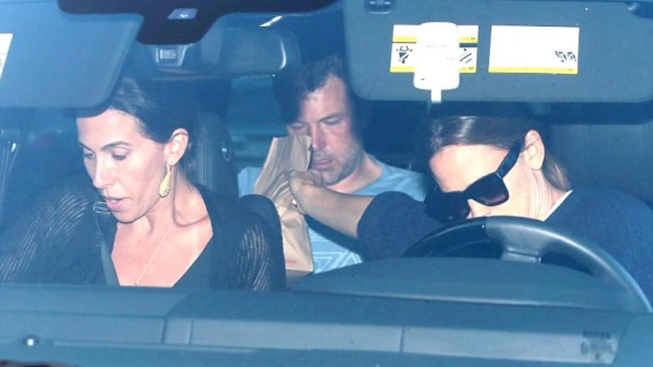 Ben Affleck durante el trayecto al centro de desintoxicación 