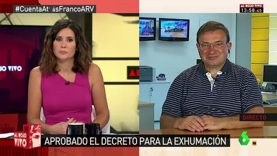 Carlos García de Andoin: "Es importante que el lugar sea un memorial para las víctimas de la guerra. No hay lugar para Franco" Carlos García de Andoin: "Es importante que el lugar sea un memorial para las víctimas de la guerra. No hay lugar para Franco"