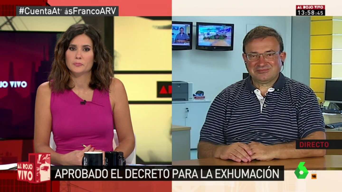 Carlos Garc&iacute;a de Andoin: "Es importante que el lugar sea un memorial para las v&iacute;ctimas de la guerra. No hay lugar para Franco"