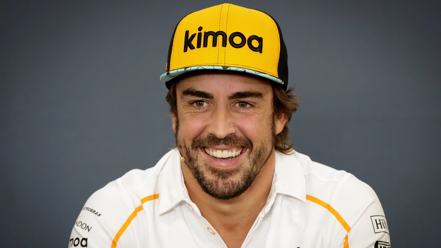 Fernando Alonso en rueda de prensa Fernando Alonso en rueda de prensa