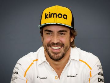 Fernando Alonso en rueda de prensa Fernando Alonso en rueda de prensa