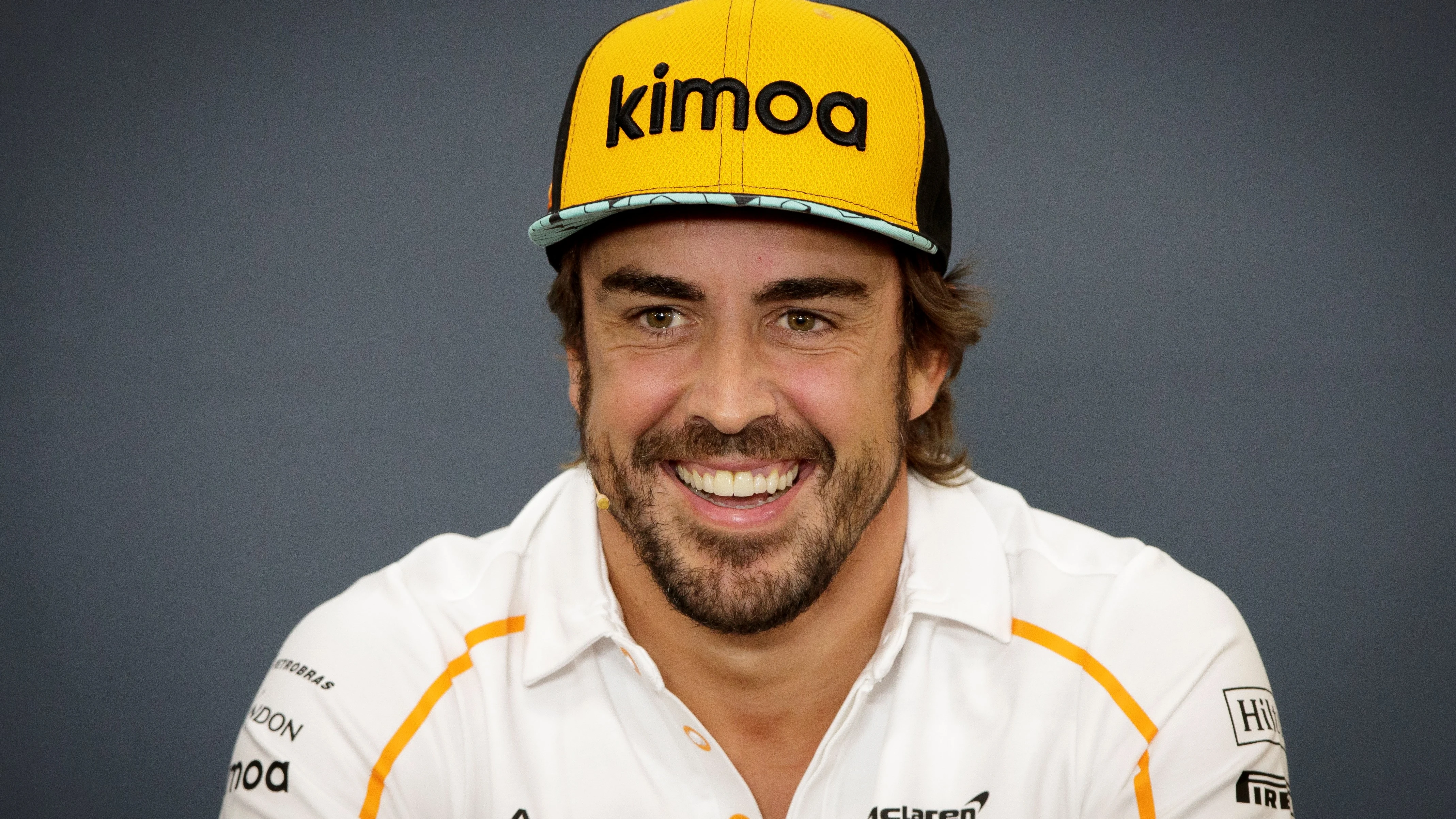 Fernando Alonso en rueda de prensa