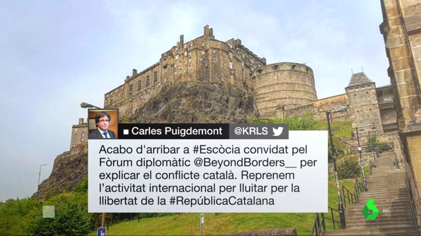 Borrador-Puigdemont, en Edimburgo para participar en una conferencia sobre Catalu&ntilde;a