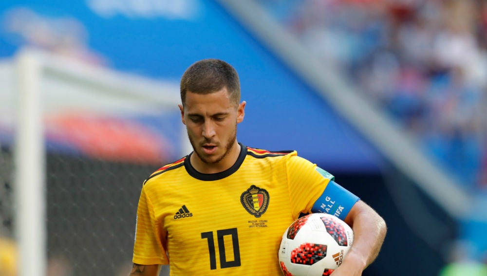 Hazard, con la selección belga