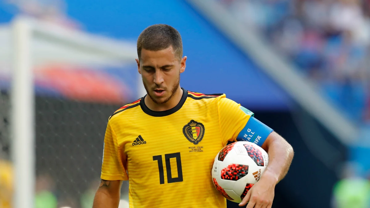 Hazard, con la selección belga