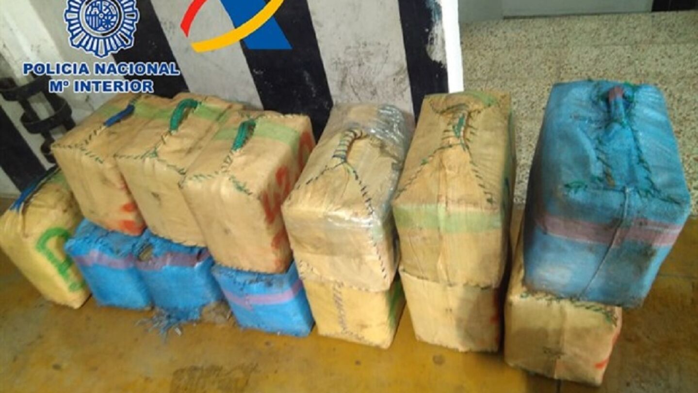 Droga incautada en una operaci&oacute;n contra el narcotr&aacute;fico en Canarias