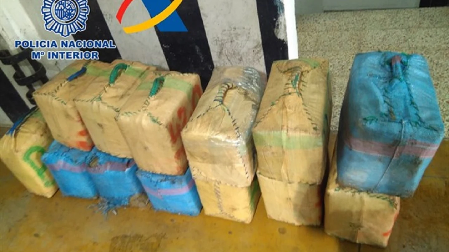 Droga incautada en una operación contra el narcotráfico en Canarias Droga incautada en una operación contra el narcotráfico en Canarias