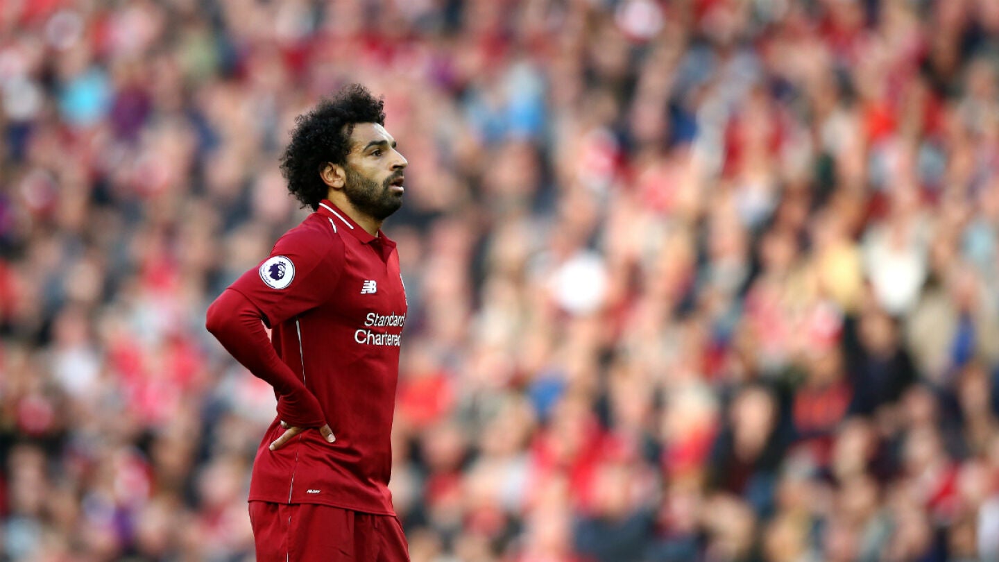 Salah, con el Liverpool