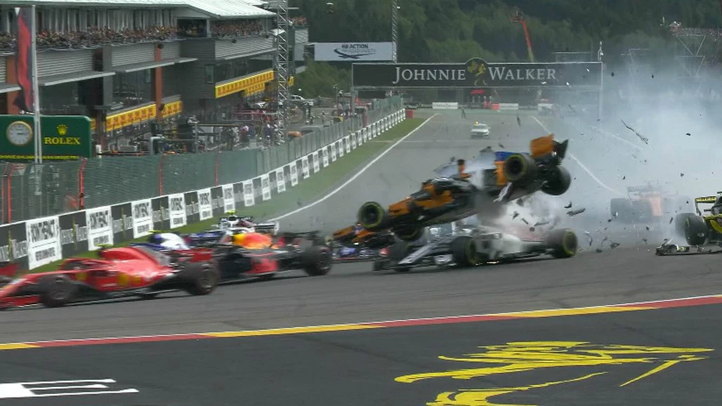 Alonso, 'volando' en Spa