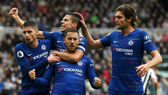 El Chelsea celebra un gol El Chelsea celebra un gol