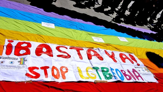 Cartel contra la LGTBFobia. Carte contra la LGTBIFobia
