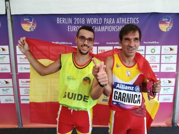 Manuel Garnica, campeón de Europa en 5000 T11 Manuel Garnica, campeón de Europa en 5000 T11
