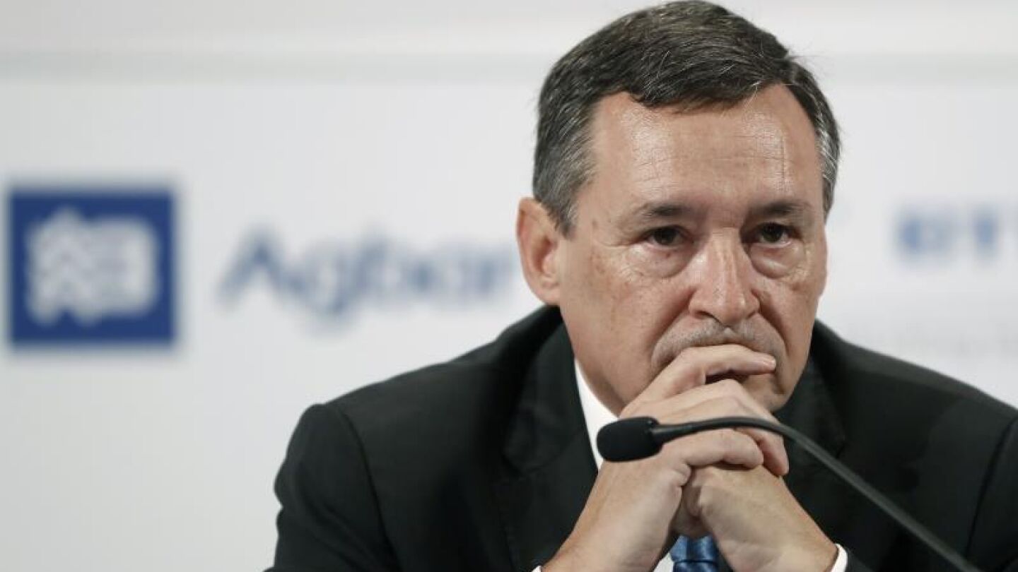 El presidente ejecutivo de Agbar, &Aacute;ngel Sim&oacute;n