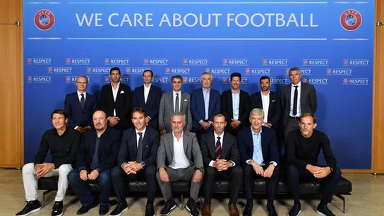 Los entrenadores presentes en el Foro de la UEFA Los entrenadores presentes en el Foro de la UEFA