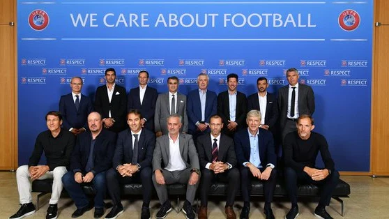 Los entrenadores presentes en el Foro de la UEFA