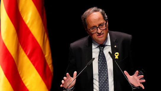 El presidente de la Generalitat, Quim Torra El presidente de la Generalitat, Quim Torra