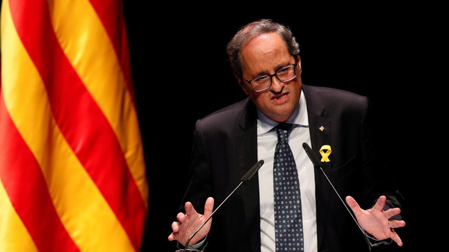 El presidente de la Generalitat, Quim Torra