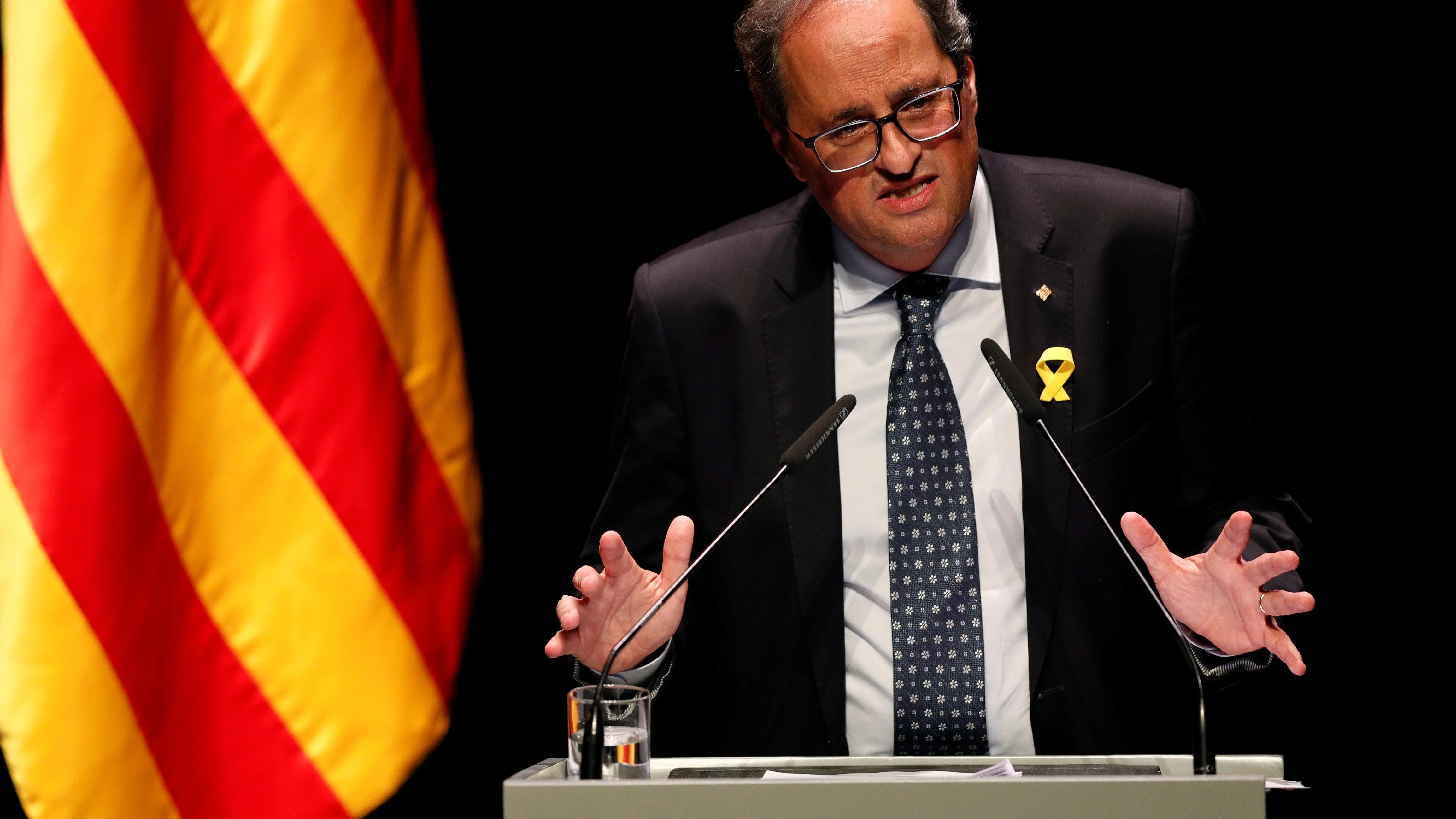 El presidente de la Generalitat, Quim Torra