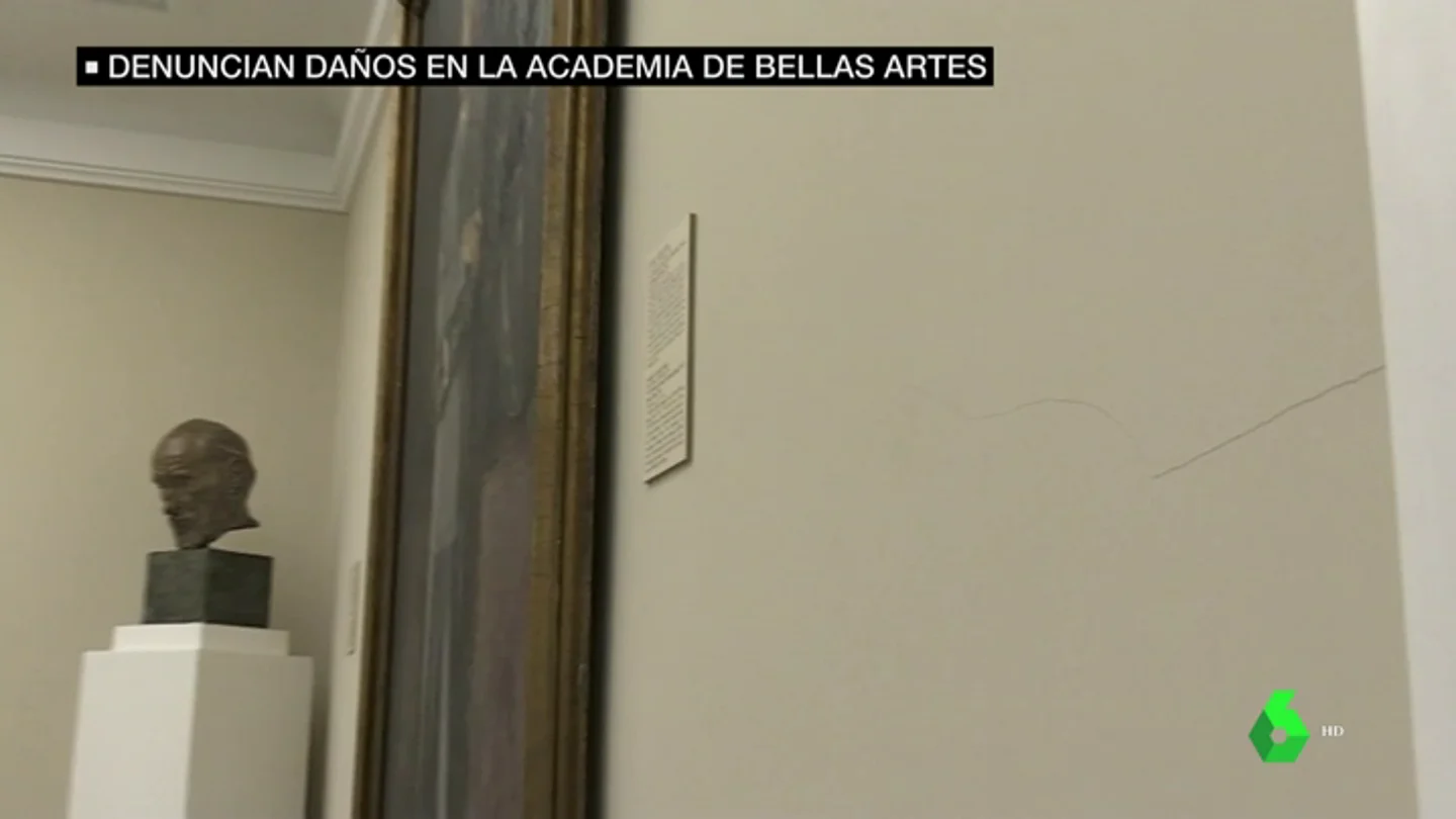 Grietas en la Real Academia de Bellas Artes de Madrid Grietas en la Real Academia de Bellas Artes de Madrid