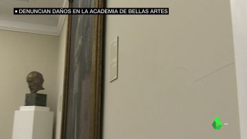 Grietas en la Real Academia de Bellas Artes de Madrid