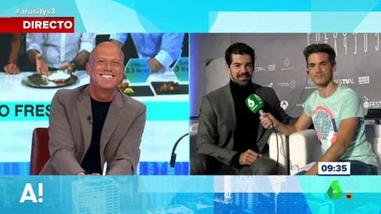 Alfonso Arús habla con Miguel Angel Muñoz Alfonso Arús habla con Miguel Angel Muño
