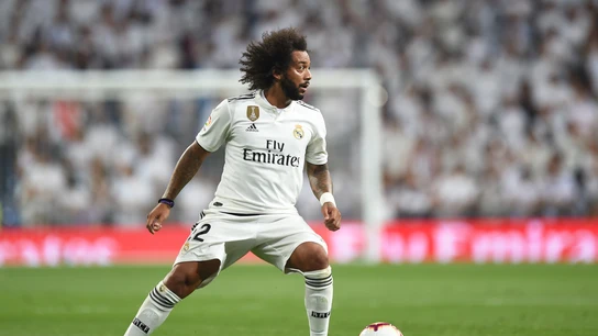 Marcelo en un partido del Real Madrid Marcelo en un partido del Real Madrid