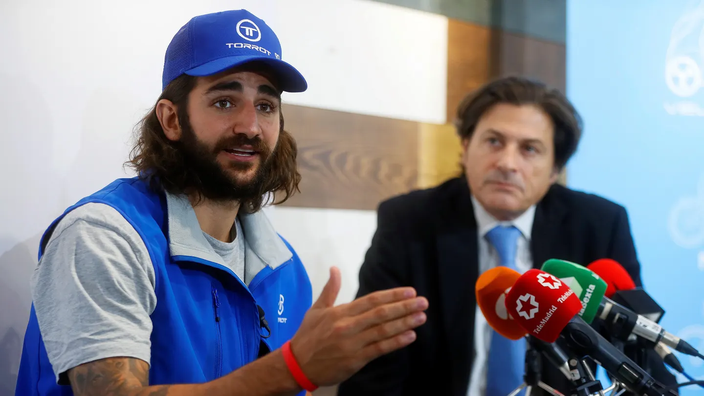 Ricky Rubio en rueda de prensa Ricky Rubio en rueda de prensa