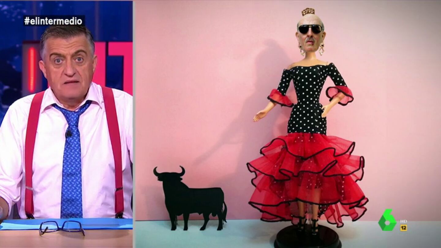 La versi&oacute;n flamenca de Franco que present&oacute; Wyoming para los extranjeros: "Lo podr&iacute;amos convertir en un bonito souvenir"