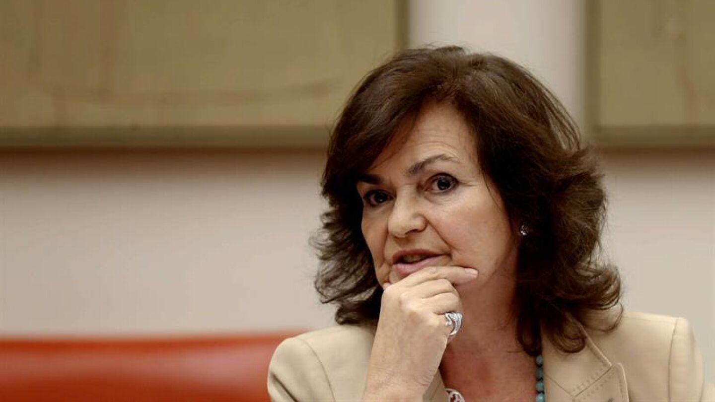 Carmen Calvo, vicepresidenta del Gobierno