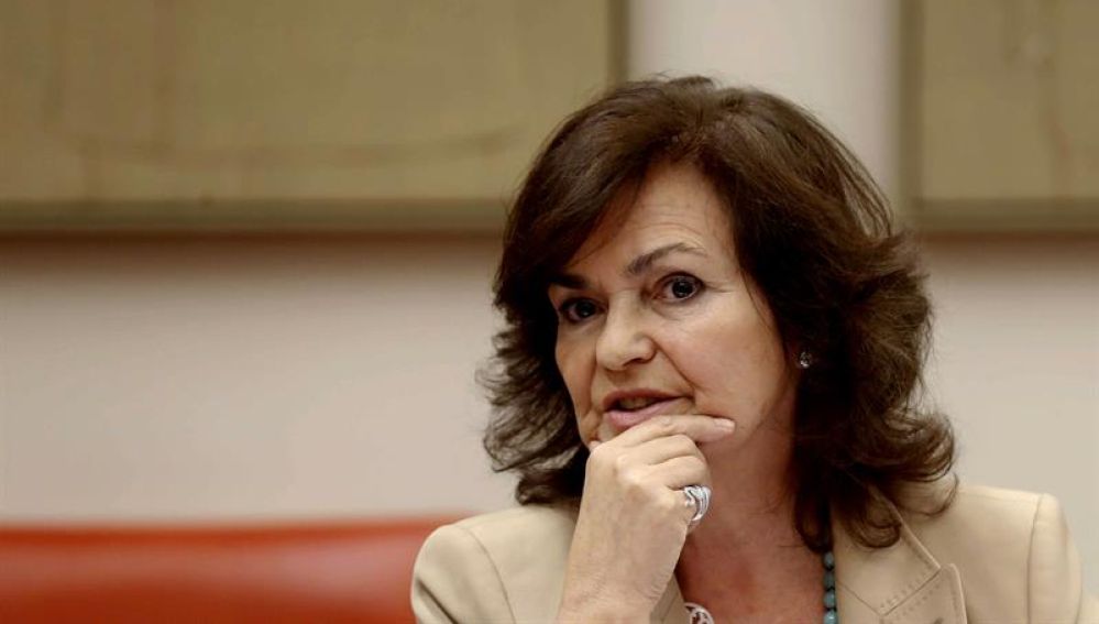 Carmen Calvo, vicepresidenta del Gobierno