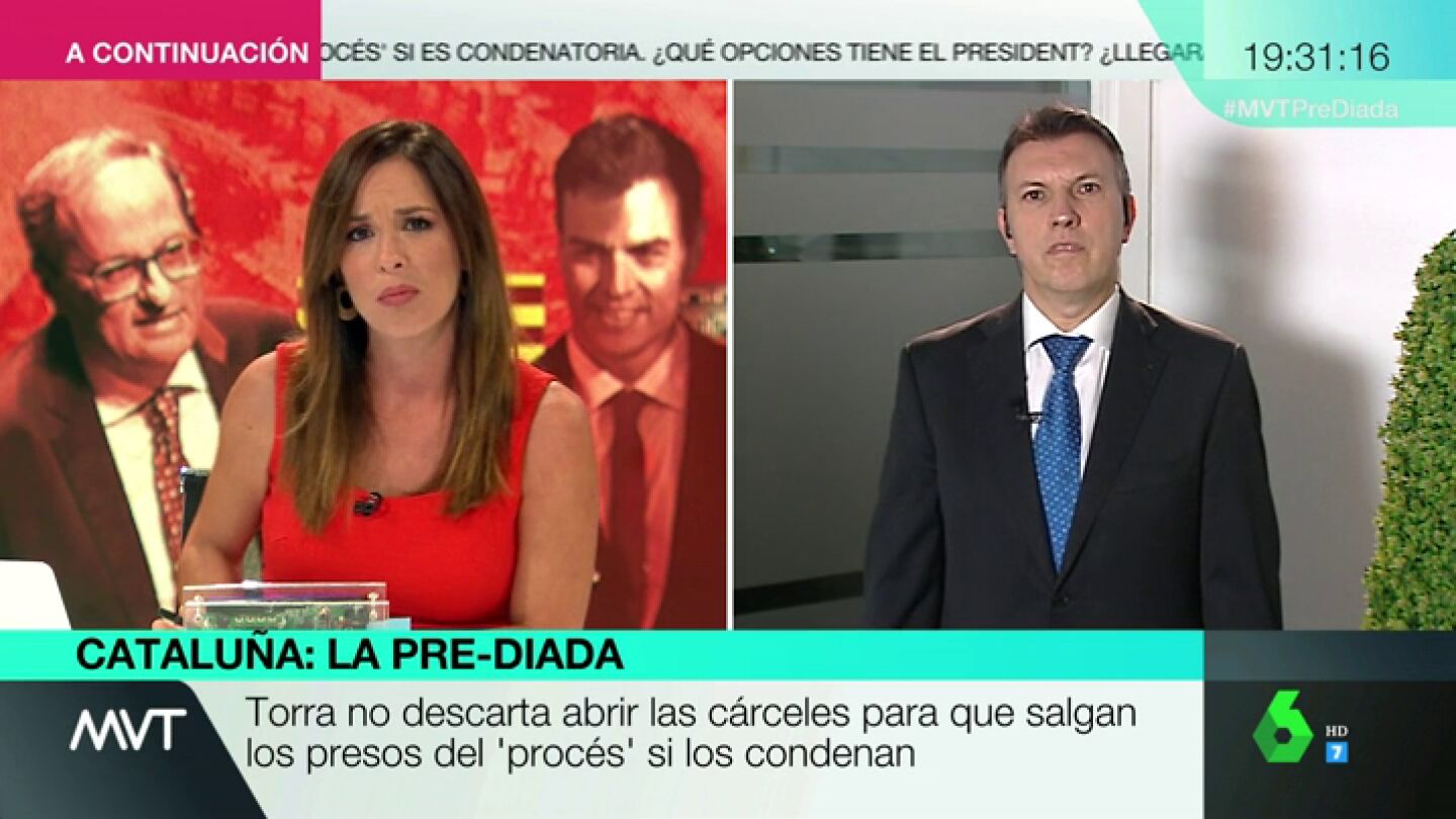 Joaquim Bosch, sobre las declaraciones de Torra: "No podr&iacute;an salir en libertad porque el Parlament no tiene competencias sobre ello"