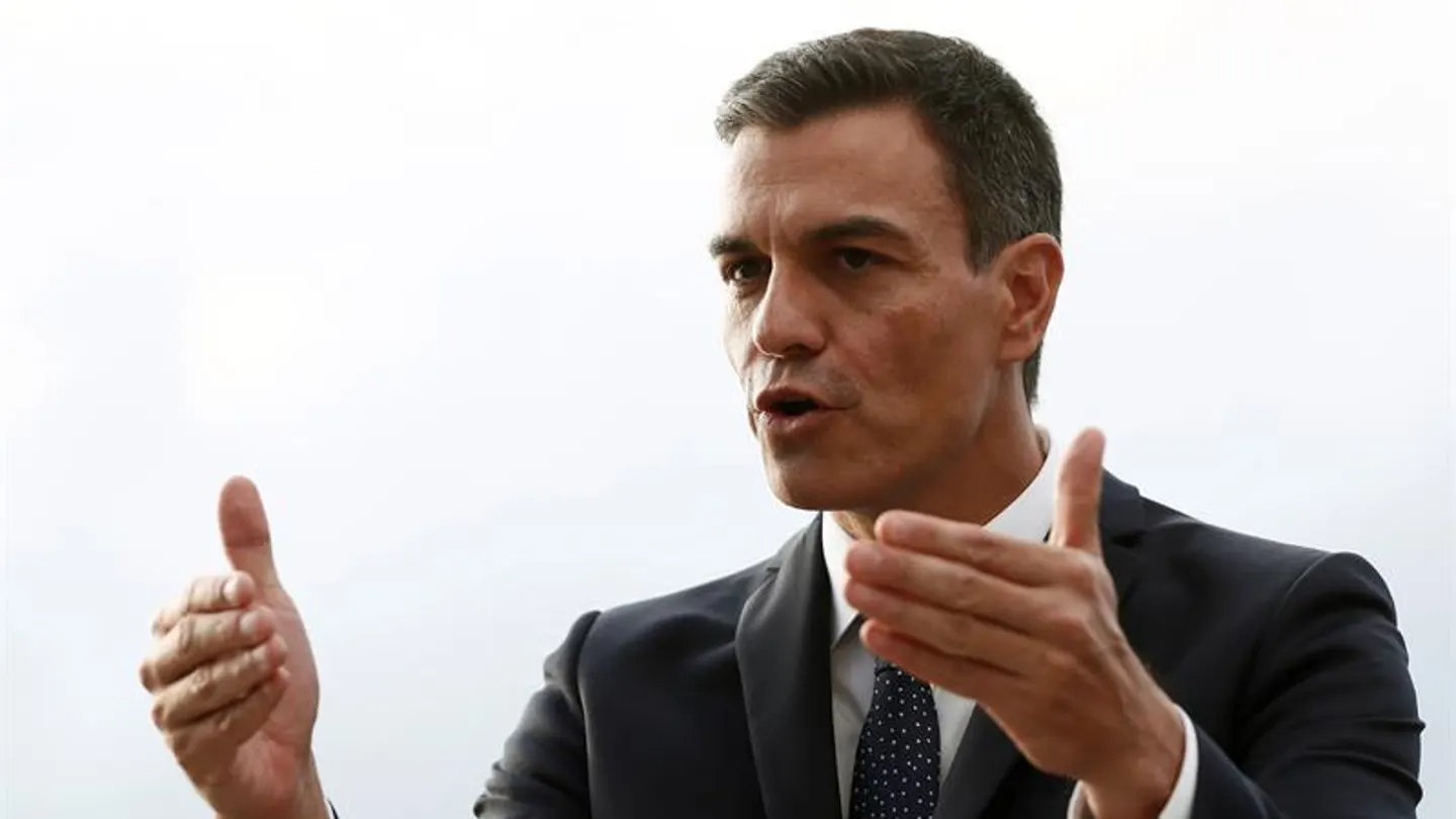 Pedro Sánchez en una rueda de prensa Pedro Sánchez en una rueda de prensa