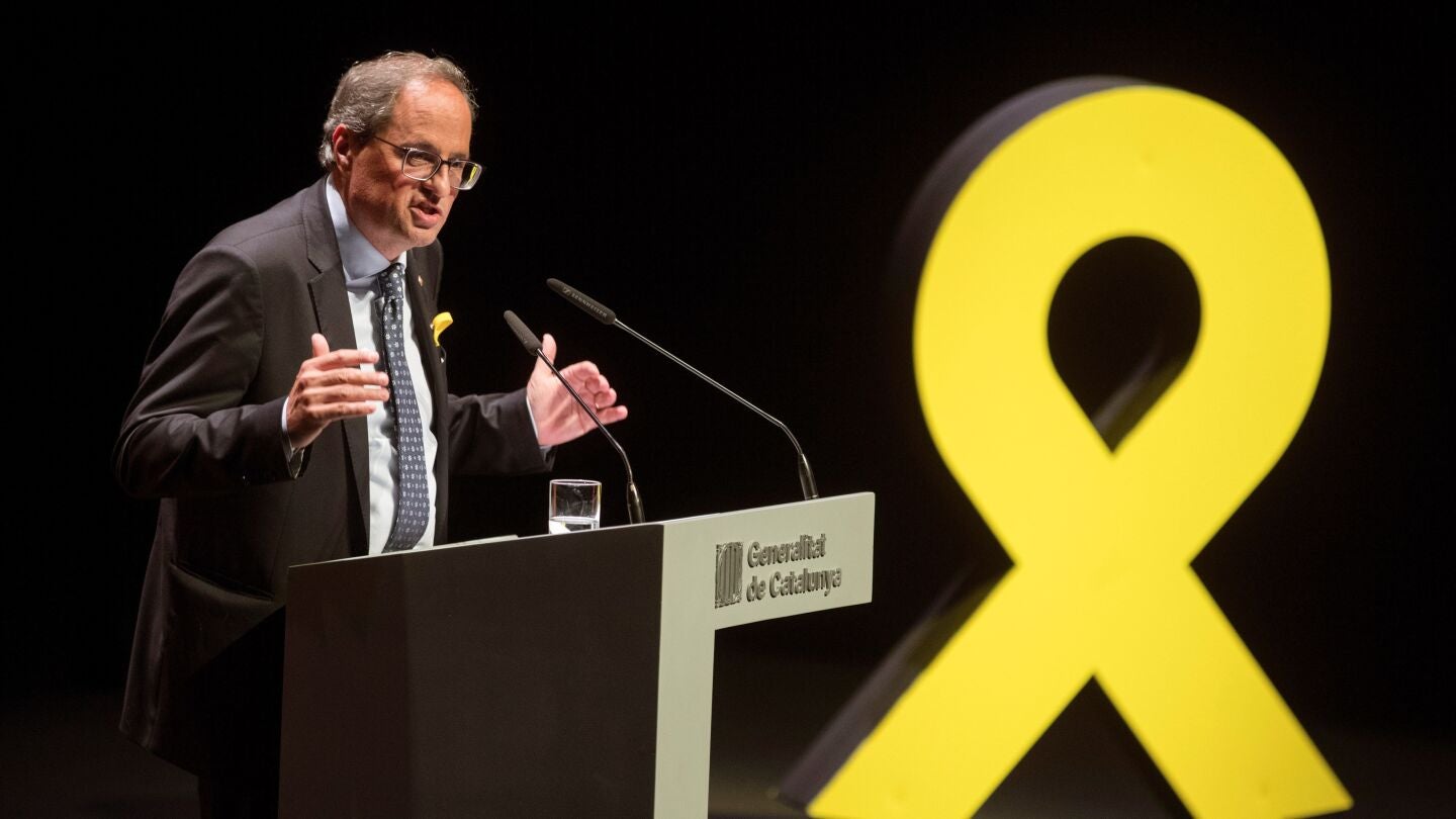 El presidente de la Generalitat, Quim Torra