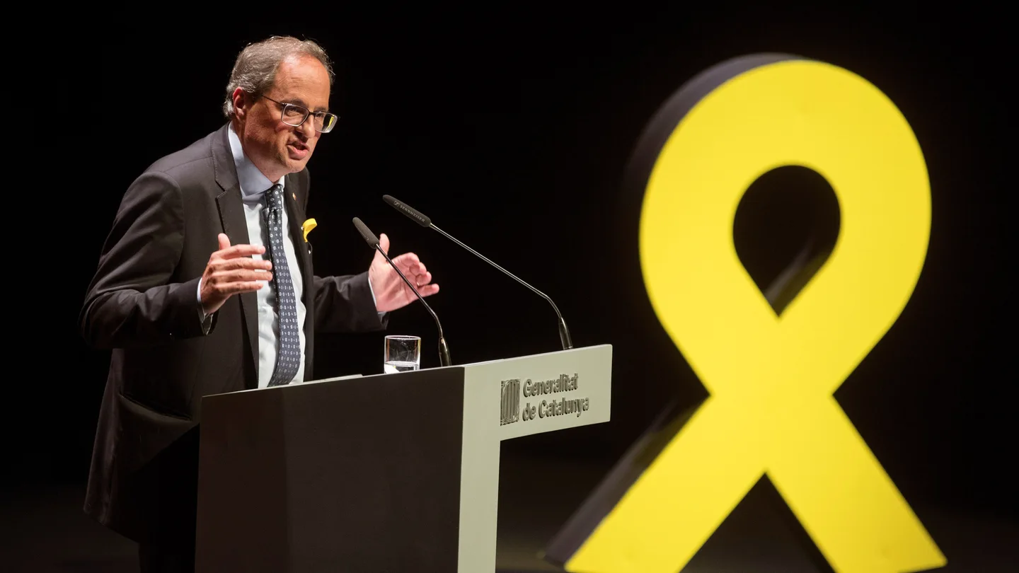 El presidente de la Generalitat, Quim Torra El presidente de la Generalitat, Quim Torra