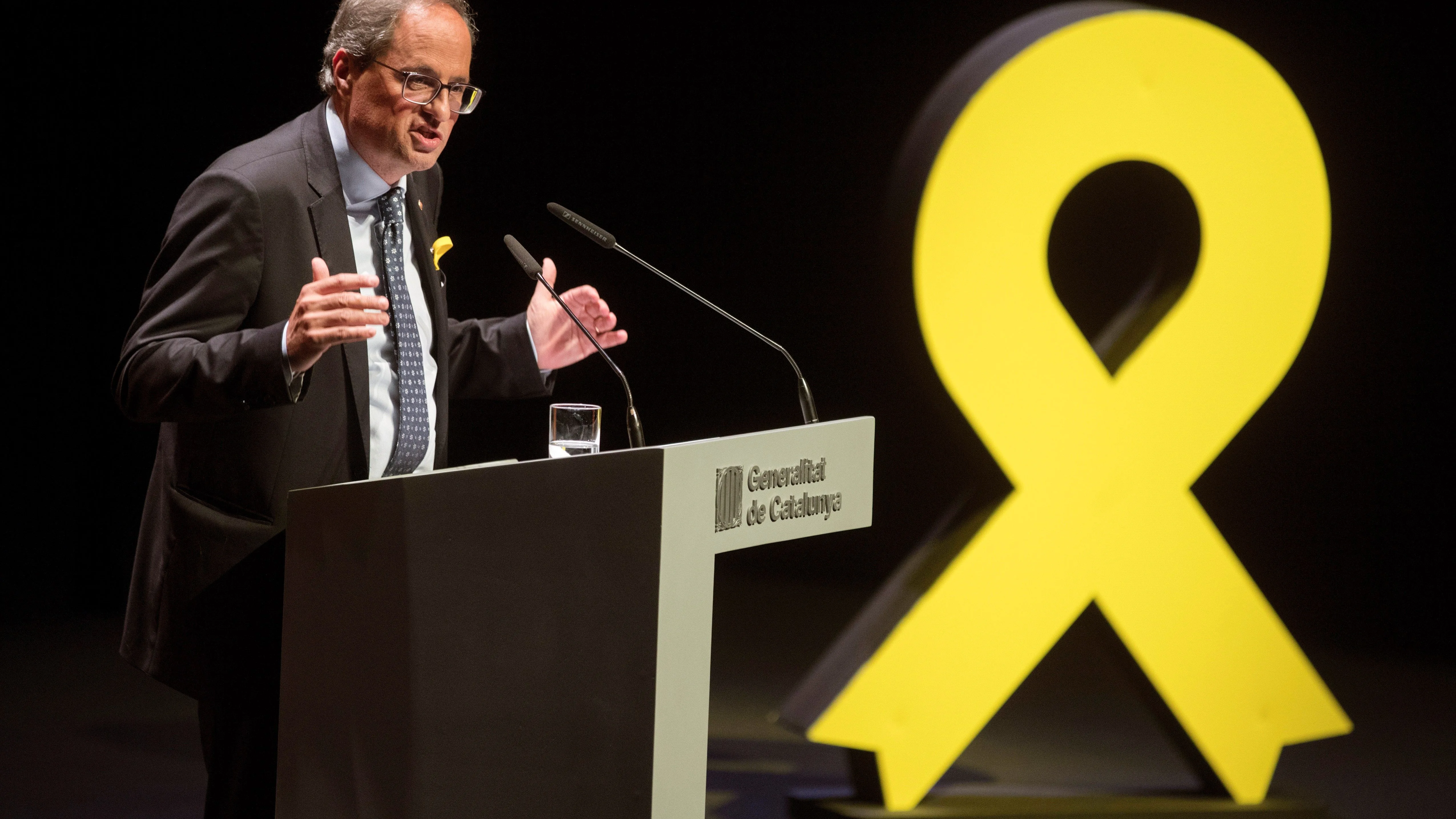 El presidente de la Generalitat, Quim Torra