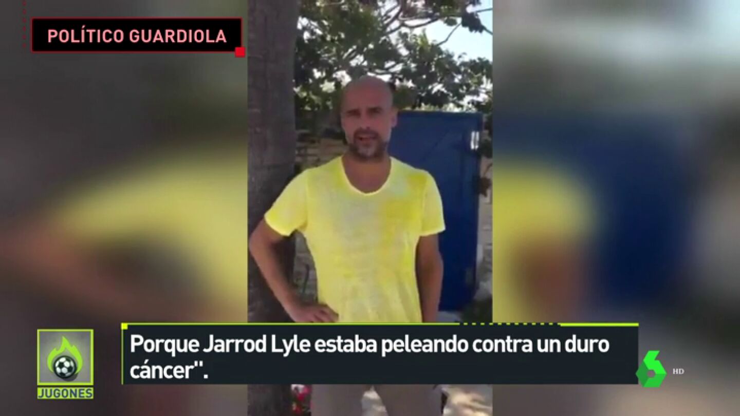 Pep Guardiola compara una acci&oacute;n contra el c&aacute;ncer con la lucha por la libertad de presos pol&iacute;ticos