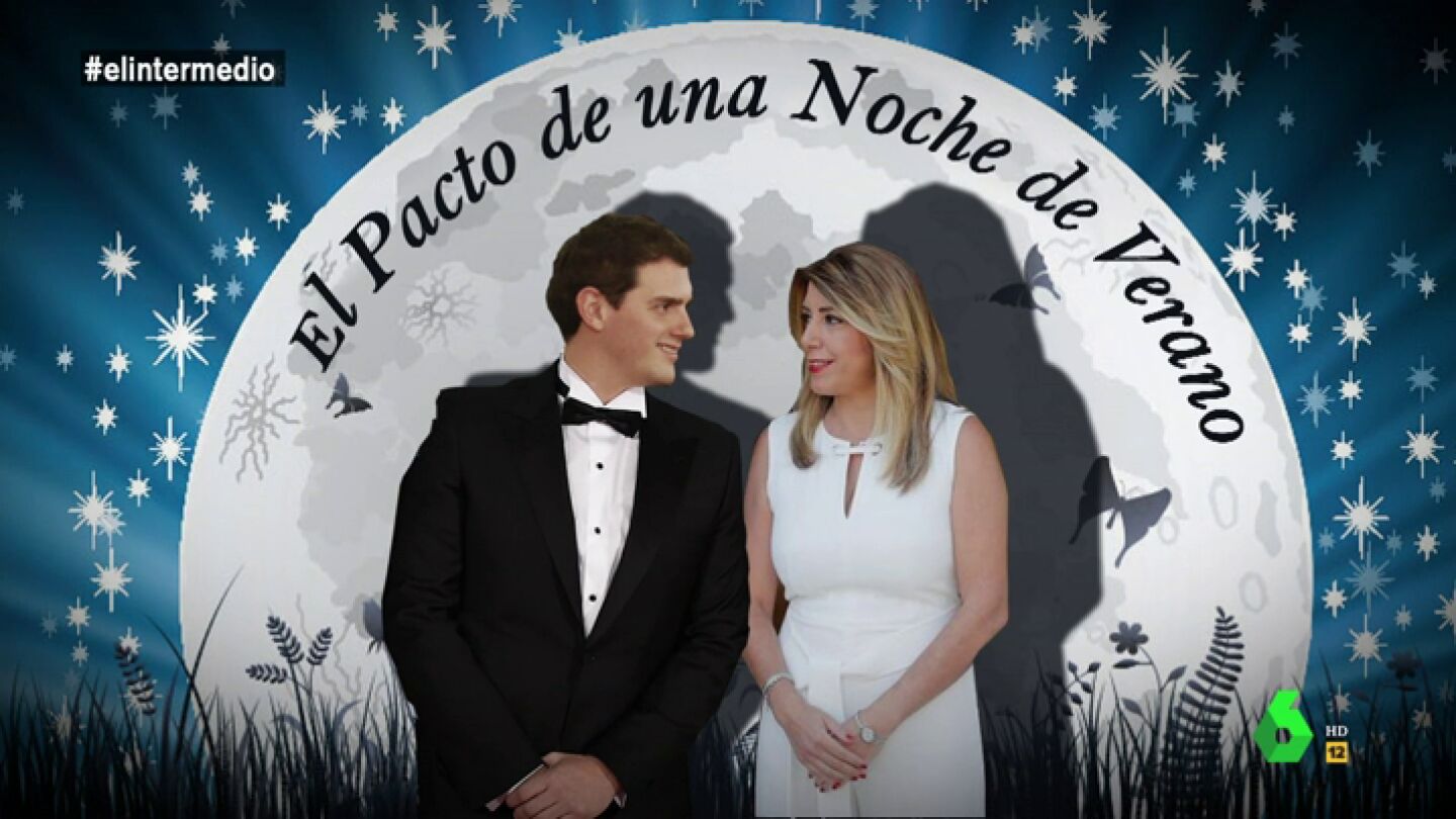 El Intermedio presenta 'El Pacto de una Noche de Verano': "el papel de Rivera est&aacute; al nivel de otras actuaciones como 'no soy de derechas, soy de centro'"