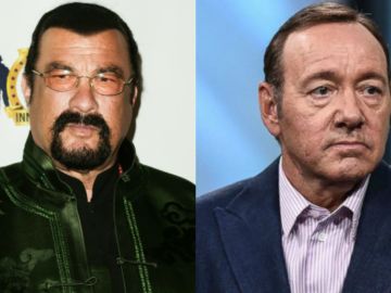 Los actores Kevin Spacey y Steven Seagal Los actores Kevin Spacey y Steven Seagal