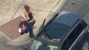 Persecución mujer Texas