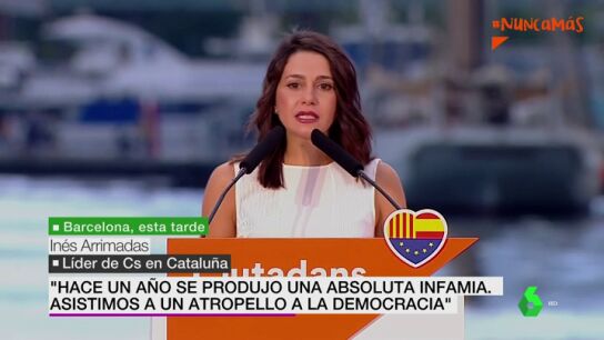  Ciudadanos organiza un acto de protesta a las leyes de desconexi&oacute;n independentista: "Hace un a&ntilde;o se produjo una infamia"