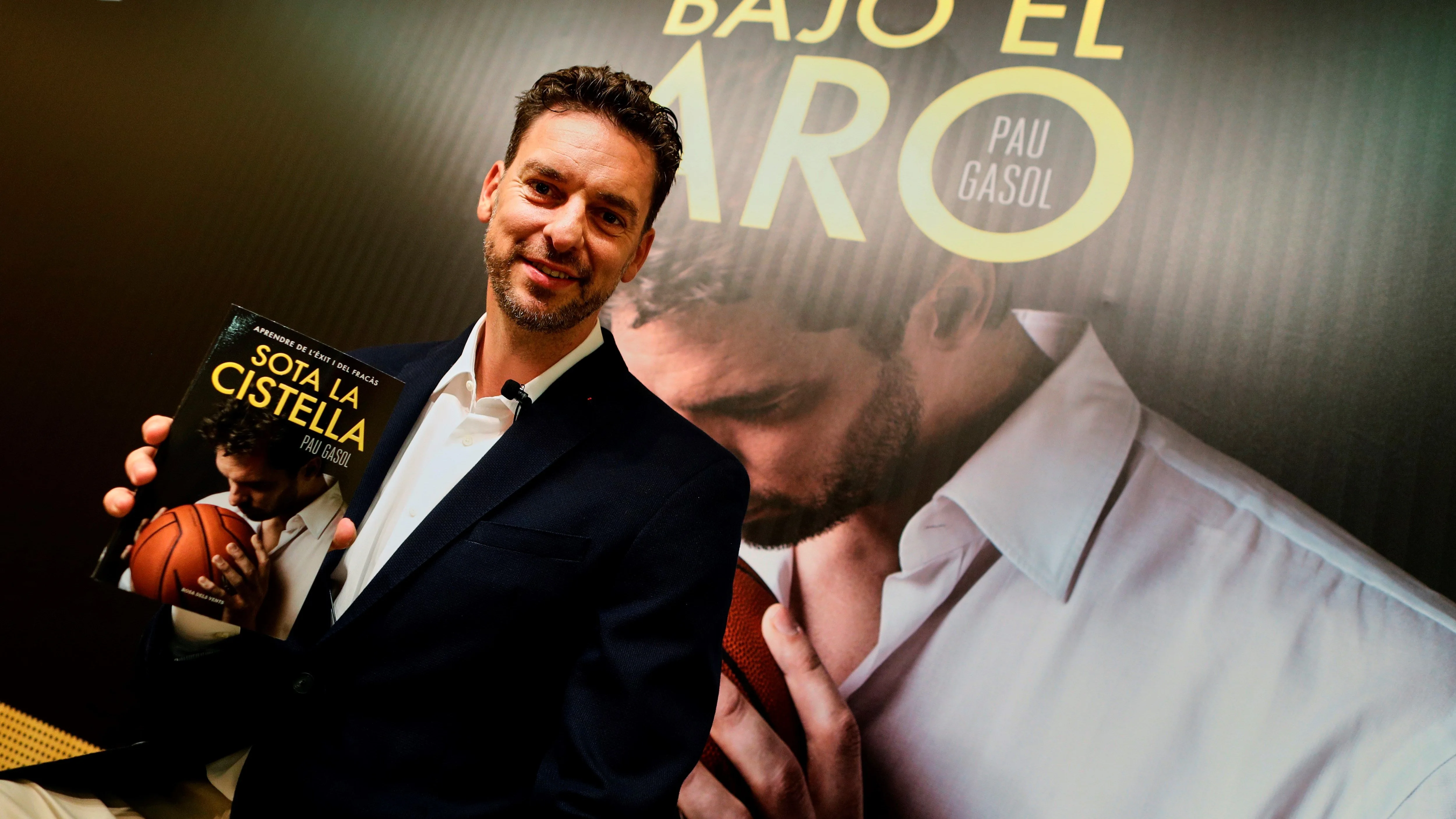 Pau Gasol, durante la presentación de su libro